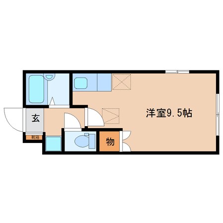 静岡駅 バス27分  瀬名川西下車：停歩5分 1階の物件間取画像